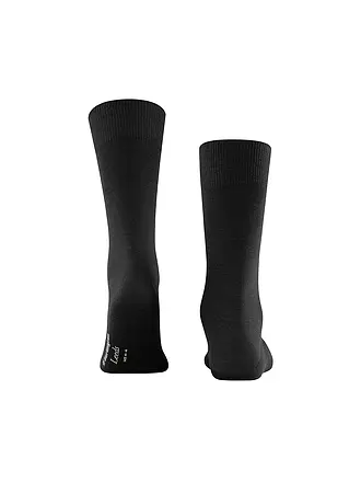 BURLINGTON | Chaussettes homme LEEDS 40-46 bleu foncé chiné | schwarz